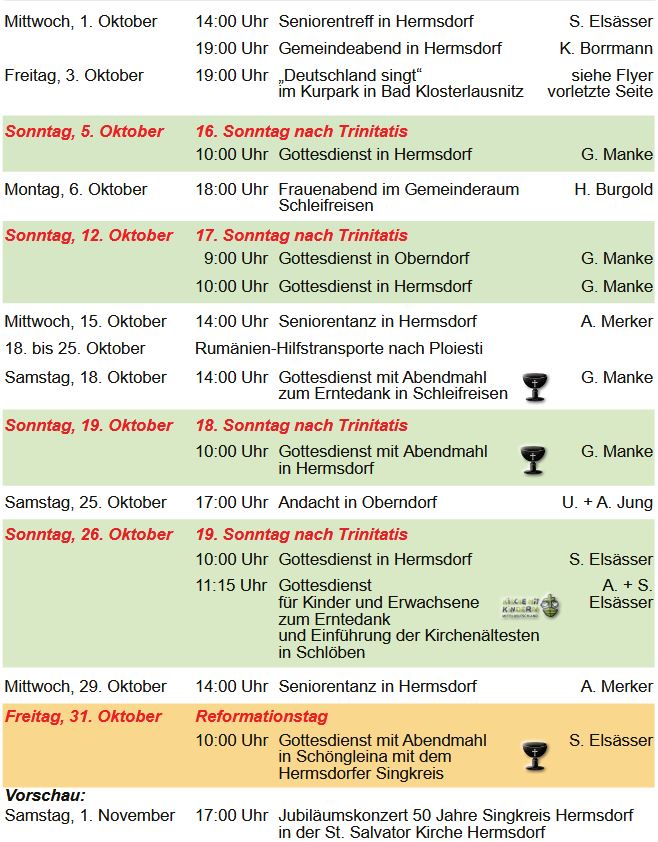 Veranstaltungen